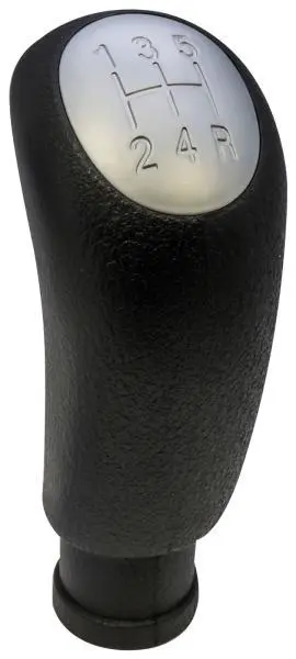 Pomello cambio 5 marce in plastica resistente per Alfa Romeo 147 2000-2010