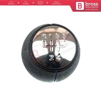 Pomello Cambio 5 Marce Nero Cromato per Opel Vectra B Astra F G Corsa B Meriva