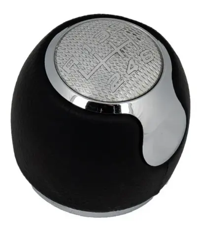 Pomello cambio 6 marce in plastica e metallo per Alfa Romeo Mito dal 2008
