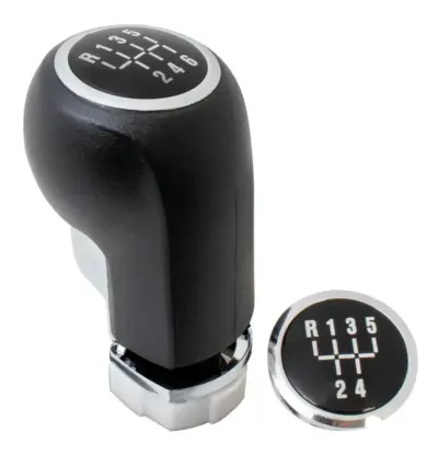 Pomello cambio auto 5 6 marce in plastica resistente per Opel Corsa D 2006-2010