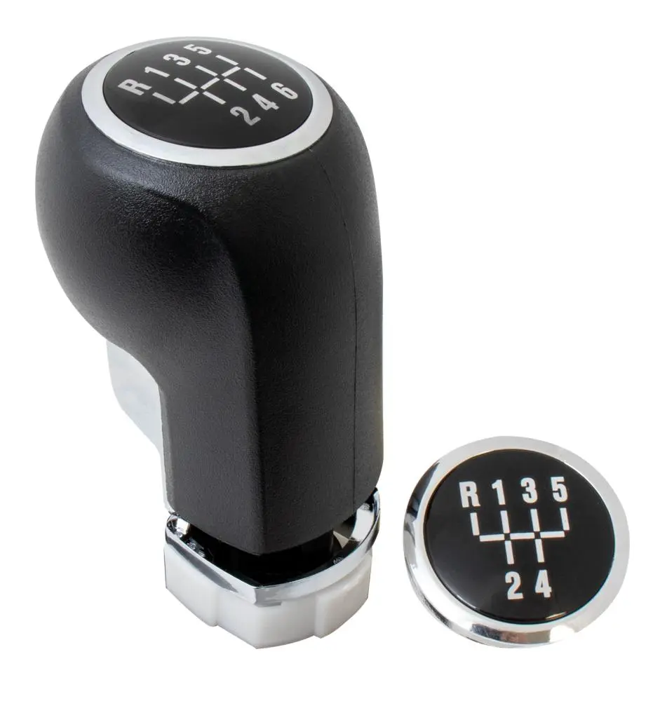 Pomello cambio auto 5 6 marce in plastica resistente per Opel Corsa D 2006-2010
