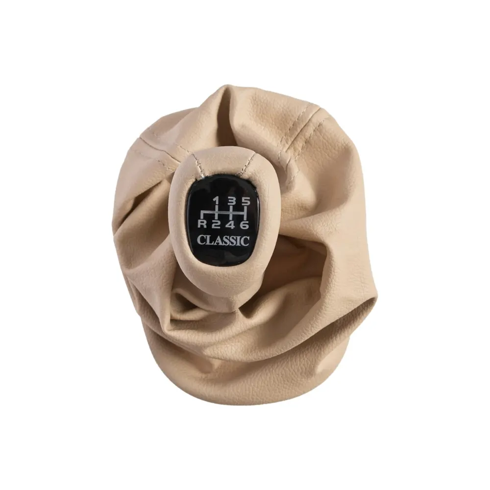 Pomello Cambio Beige con Cuffia per Mercedes Classe C W203 Classic