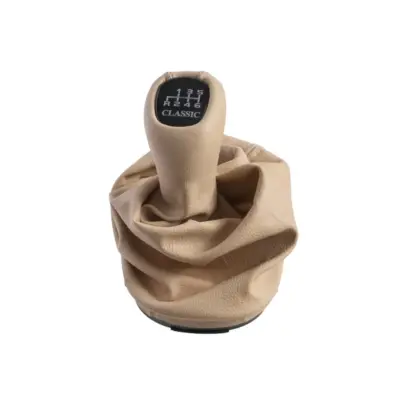 Pomello Cambio Beige con Cuffia per Mercedes Classe C W203 Classic