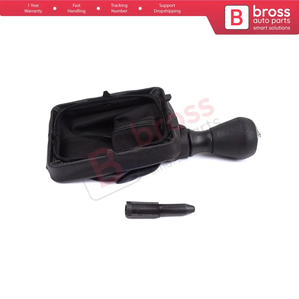 Pomello Cambio con Cuffia Nera per Peugeot 206 206+