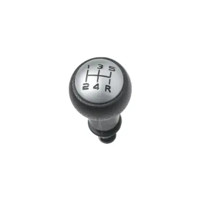 Pomello Cambio Cromato Opaco per Peugeot 207 307 301 Partner Tepee