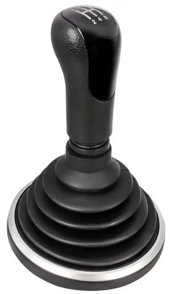 Pomello cambio e cuffia in pelle 5 per Ford Fiesta 2002-2008, Fusion 2002-2008