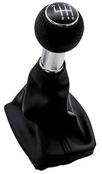 Pomello cambio e cuffia leva 6 marce in pelle per Audi A4 2000-2008, 8E)