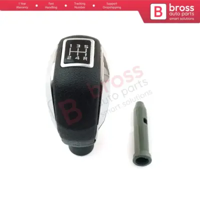 Pomello Cambio Manuale 5 Marce Cromato per Peugeot Citroën 96738471vv