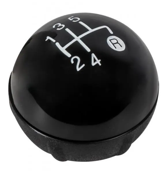 Pomello Cambio Manuale 5 Velocità in Plastica e Gomma per Fiat 500 dal 2007