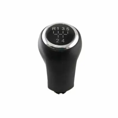 Pomello Cambio Nero Cromo per Opel Astra H Corsa D Zafira B 5 Marce