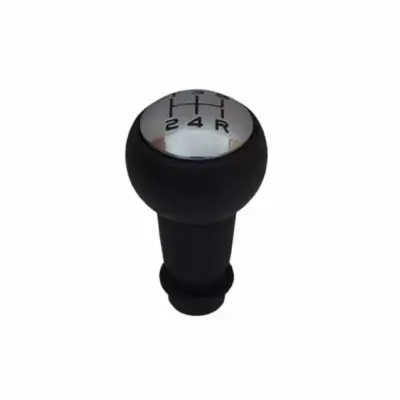 Pomello Cambio Nero/cromo per Peugeot 206 5 Marce Brn1123