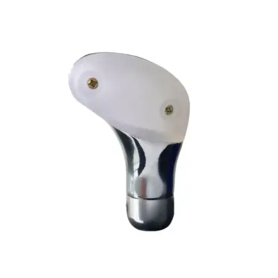 Pomello Cambio Universale Cromato Ovale con Luce Normale e Retromarcia
