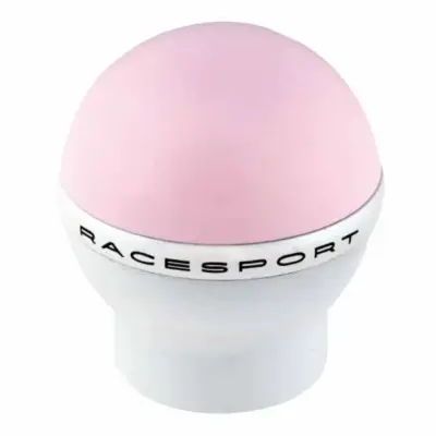 Pomello Cambio Universale Rosa Bianco per Leva Marce 850121b