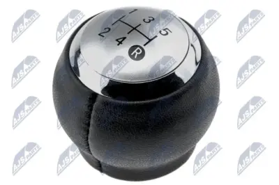 Pomello Leva Cambio 5 Marce Argento per Toyota Auris Avensis Corolla Verso RAV4