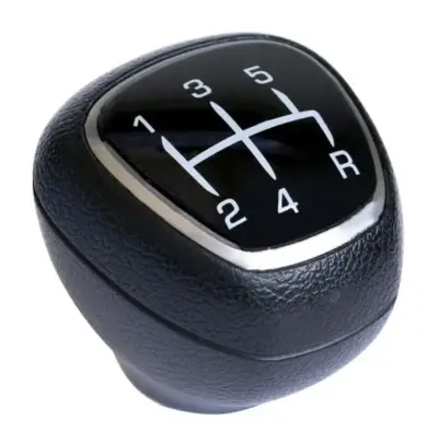 Pomello leva cambio 5 marce in plastica per Lancia Ypsilon III 2015-2024