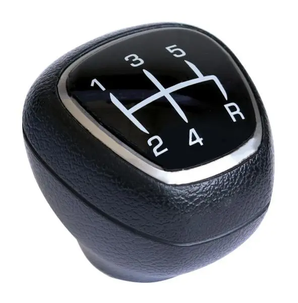 Pomello leva cambio 5 marce in plastica per Lancia Ypsilon III 2015-2024