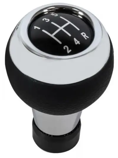 Pomello leva cambio 5 marce in plastica resistente accessorio auto manuale