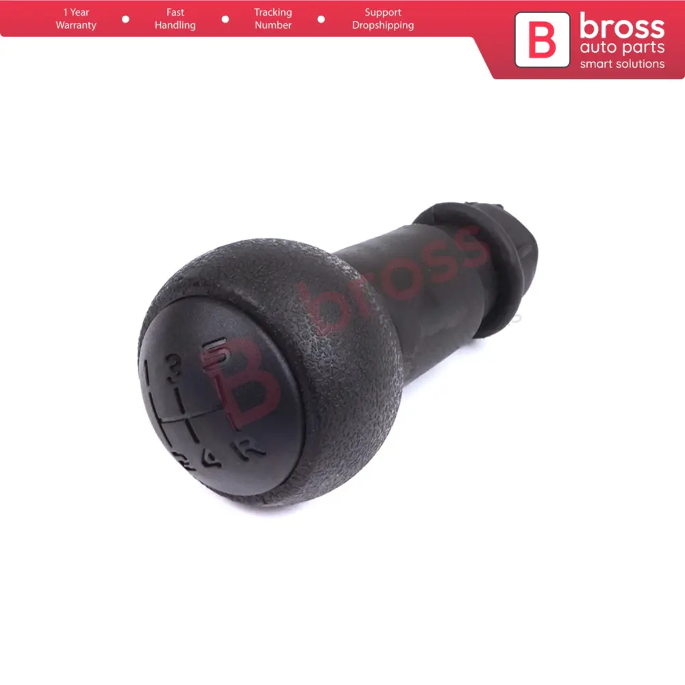 Pomello Leva Cambio 5 Marce Nero per Peugeot Partner Tepee Citroën Berlingo MK2
