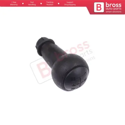 Pomello Leva Cambio 5 Marce Nero per Peugeot Partner Tepee Citroën Berlingo MK2