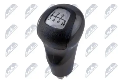 Pomello Leva Cambio Argento 6 Marce per Honda Civic Berlina 5 Porte 2006-2012