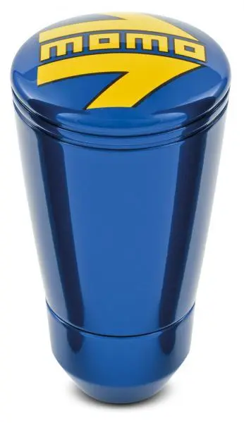 Pomello leva cambio auto in plastica blu lucido accessorio interni veicolo