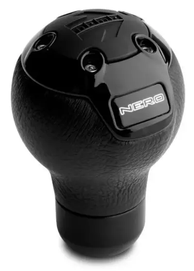 Pomello leva cambio auto nero plastica resistente ricambio accessorio volante