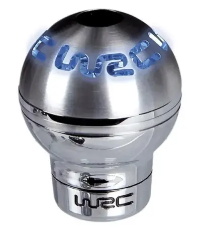 Pomello leva cambio luminoso blu accessorio auto interno ricambio design