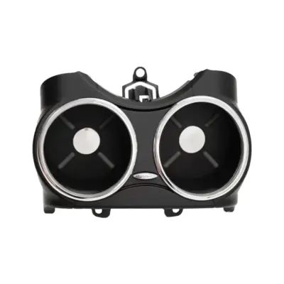 Porta Bicchieri Anteriore Doppio Nero per Mercedes CLS W219 2003-2010