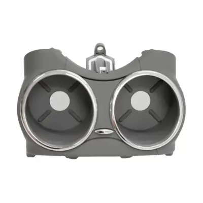 Portabicchieri Anteriore Doppio Grigio per Mercedes CLS W219 2003-2010