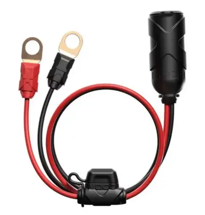 Presa accendisigari 12V con connettori batteria occhiello accessorio auto