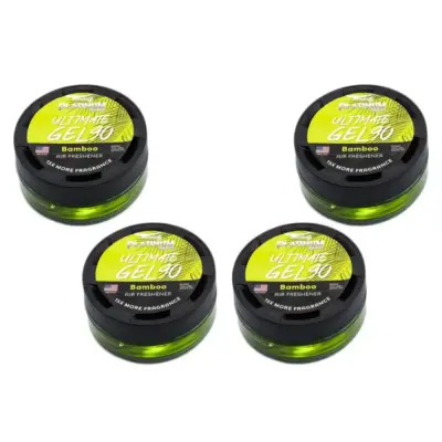 Profumatore Gel Eliminatore Odori Bamboo 4 Vasetti Universale