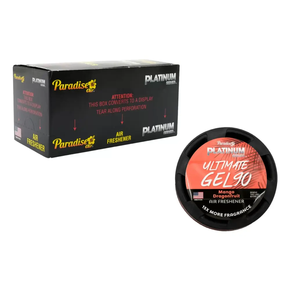Profumatore Gel Mango Dragonfruit 4 Vasetti Eliminatore Odori Auto Casa Ufficio