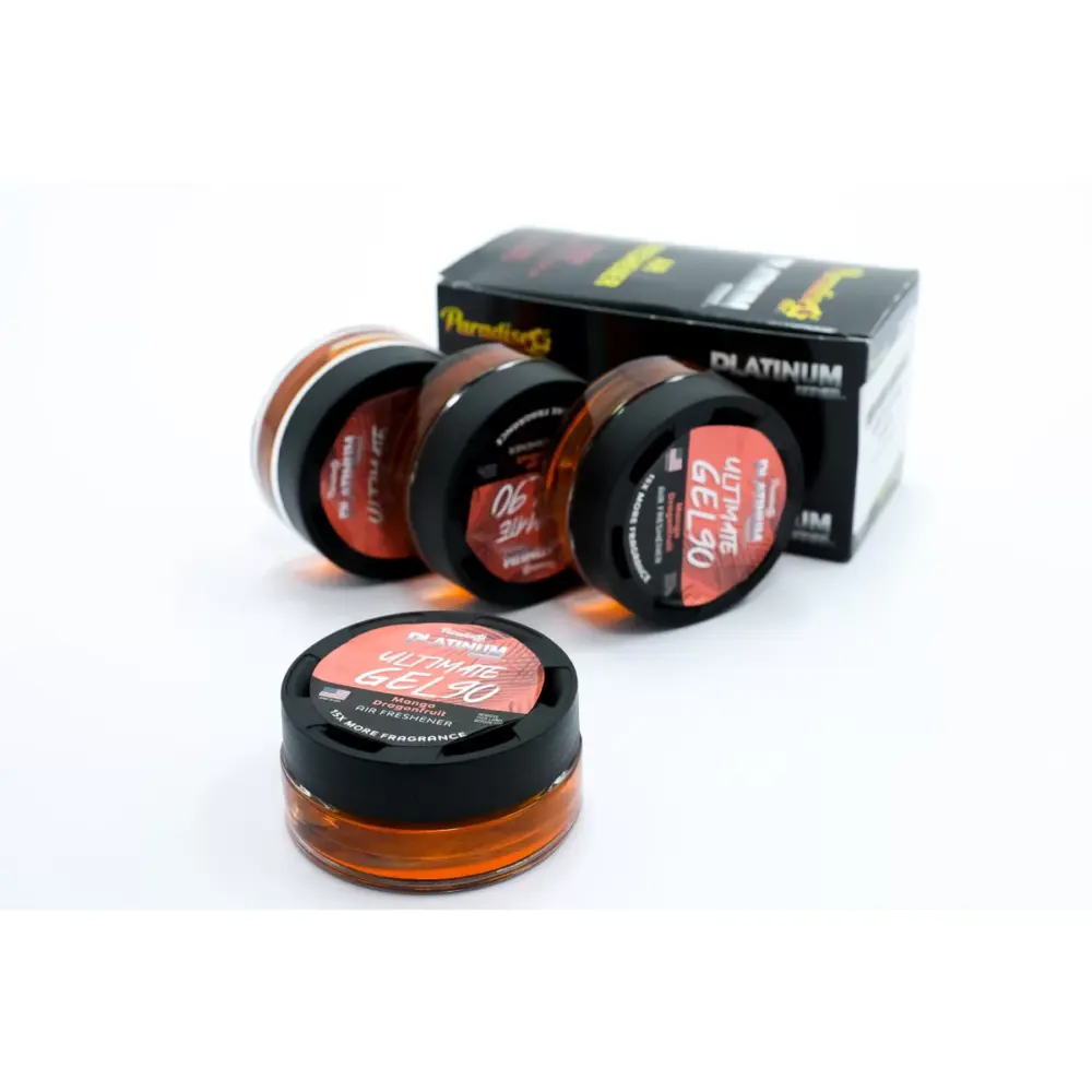 Profumatore Gel Mango Dragonfruit 4 Vasetti Eliminatore Odori Auto Casa Ufficio