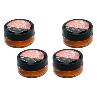Profumatore Gel Mango Dragonfruit 4 Vasetti Eliminatore Odori Auto Casa Ufficio