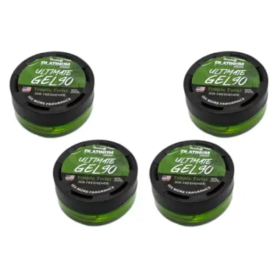 Profumatore Gel Universale 4 Vasetti Tropic Twist Eliminatore Odori
