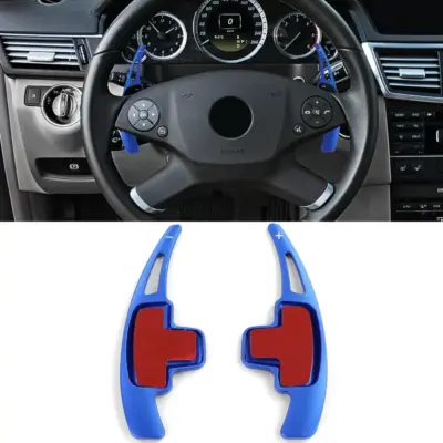 Prolunga Leva Cambio Alluminio Blu per Mercedes ml W166 W251 SLK R172