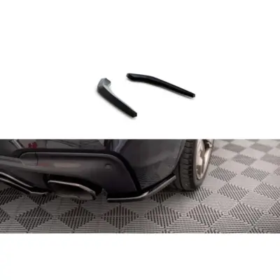 Prolunghe Laterali Posteriori Paraurti Nere per BMW X3 G01 M40D M40I M Pack