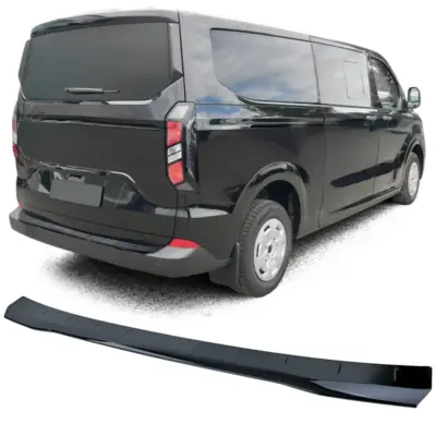 Protezione Paraurti Posteriore Nera Lucida per Ford Tourneo Transit Custom