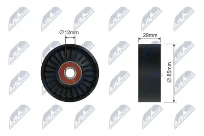 Puleggia Inversione Cinghia Poly-v 85x12x29 per Nissan Pathfinder Navara 2.5d 05