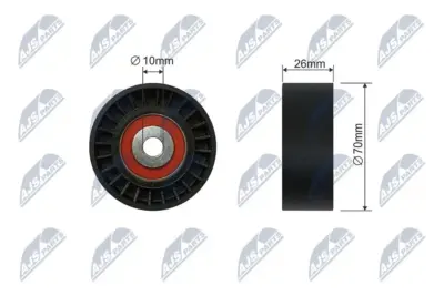 Puleggia Inversione Cinghia Poly-v Anteriore Ford Mondeo Galaxy S-max