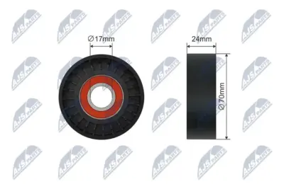 Puleggia Inversione Cinghia Poly-v per Dodge Ram 1500 Durango Charger Jeep