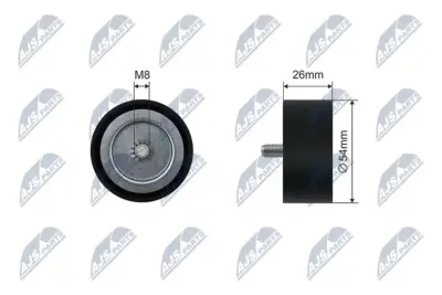 Puleggia Inversione Cinghia Poly-v per Mercedes Sprinter Vito Viano 2.0-2.2 CDI