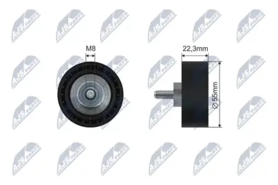 Puleggia Inversione Cinghia Poly-v per Mini Cooper Clubman Countryman Paceman