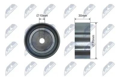 Puleggia Inversione Cinghia Poly-v per Peugeot 4008 C4 Aircross Mitsubishi Asx