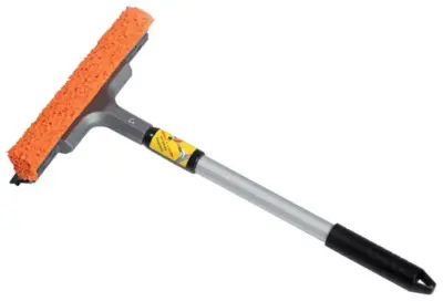 Pulivetro professionale con manico telescopico in alluminio