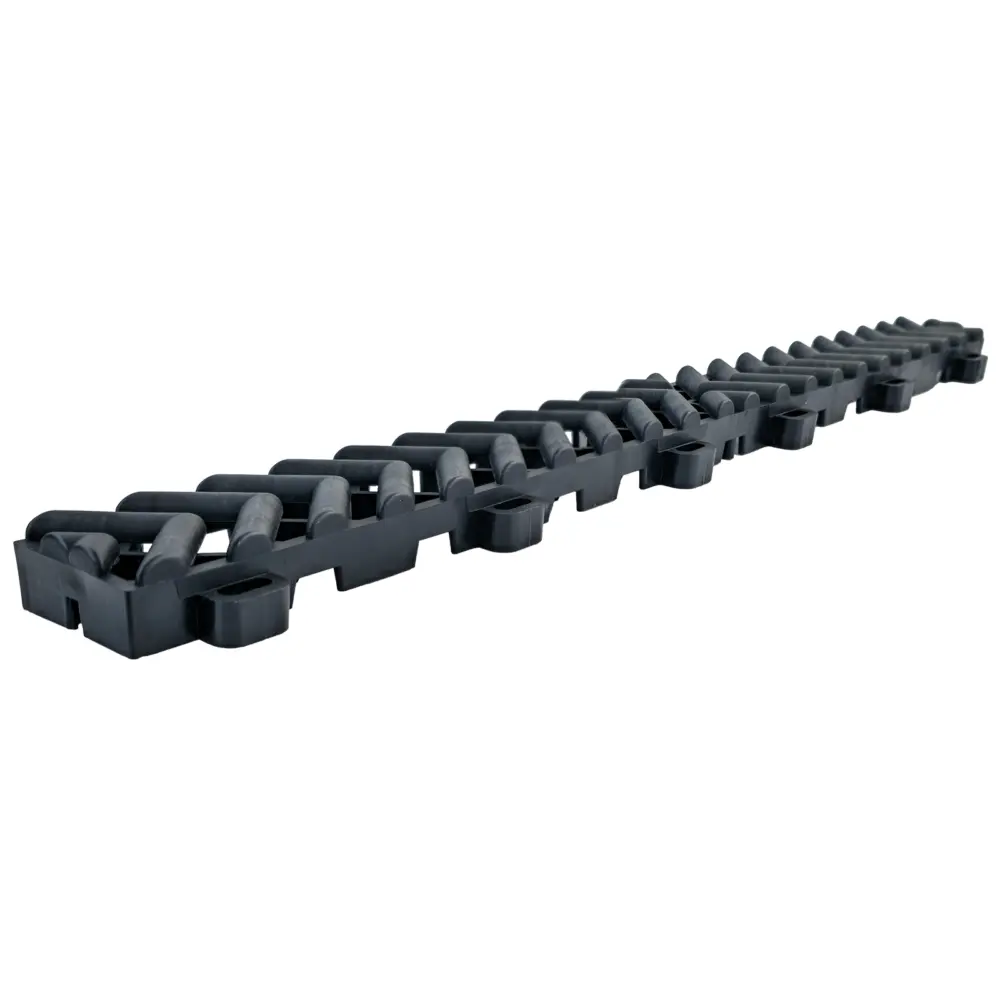 RAMROXX Pannello di Riempimento per Profilo LED 40x3,5cm Nero Universale