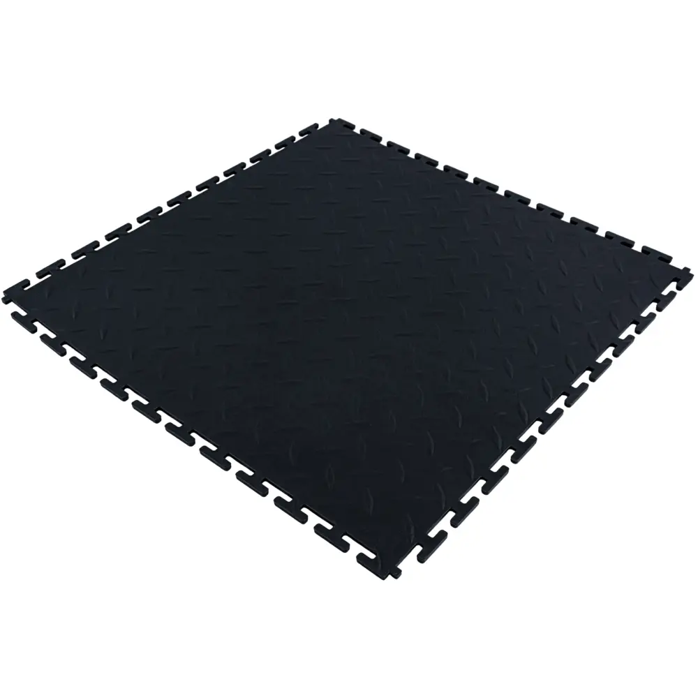 RAMROXX Performance PVC Fliese Showroom Garage Floor Nero 50x50cm Universale