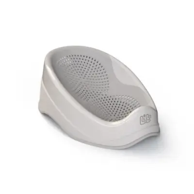 Riduttore vasca bagno imbottito supporto seduta comfort morbido grigio