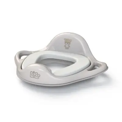 Riduttore wc bambini seduta toilette bagno plastica grigio ergonomico comfort