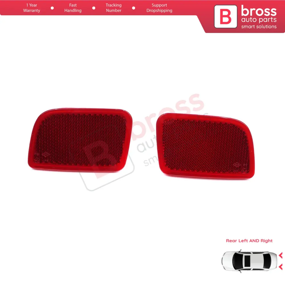 Riflettore Paraurti Posteriore Destro e Sinistro per Renault Master 3 Scenic 2